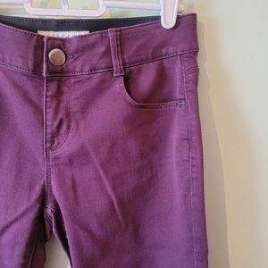 Knox Rose purple skinny jeans size 4